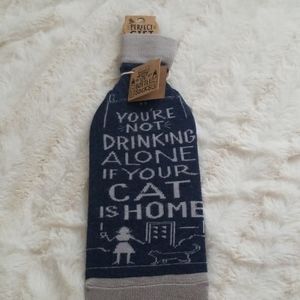 Wine Holder/Sleeve - Cat
